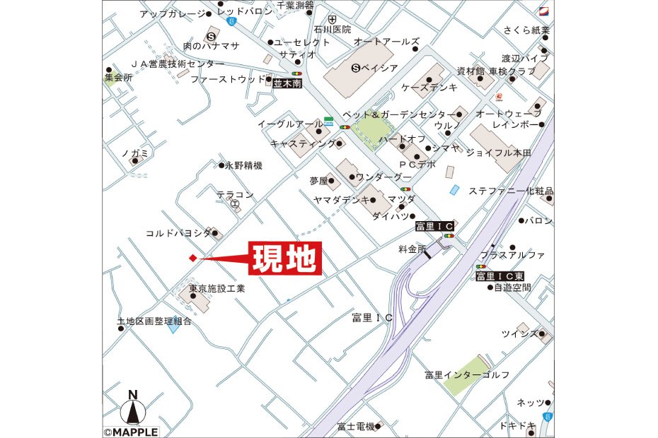 現地案内図