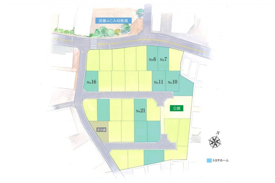 トヨタホーム区画図