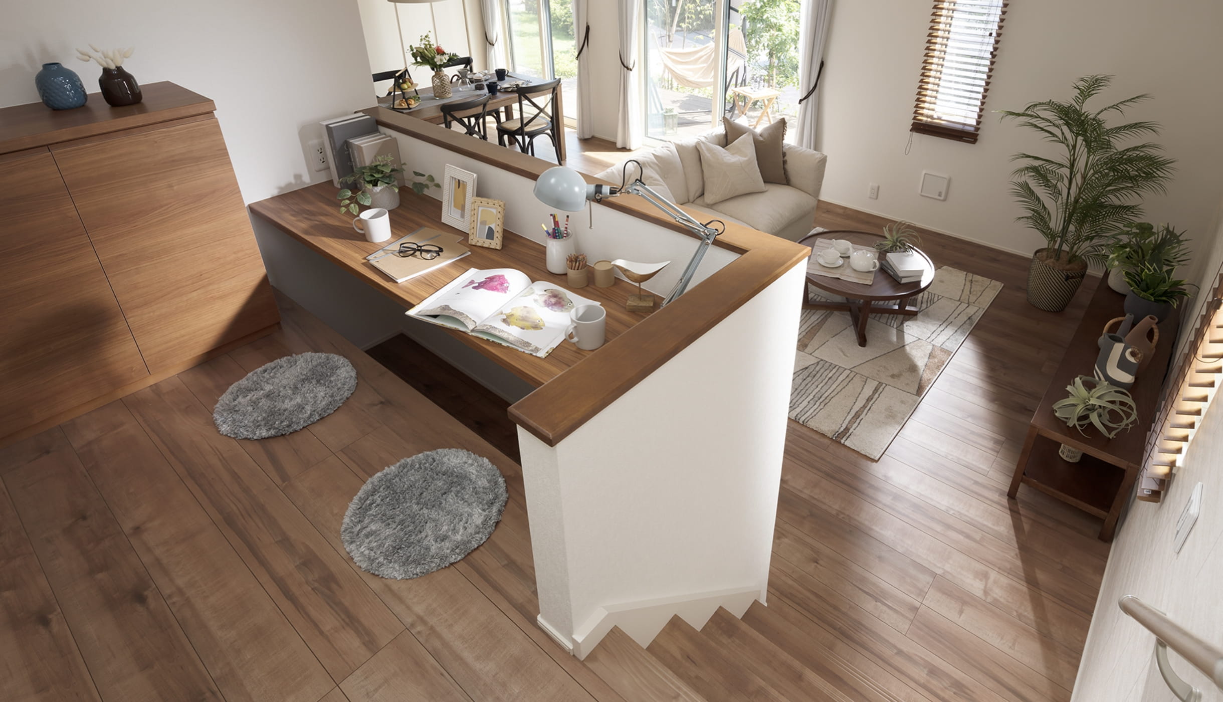 集いの空間に繋がりながら、自分の時間を楽しめるDEN