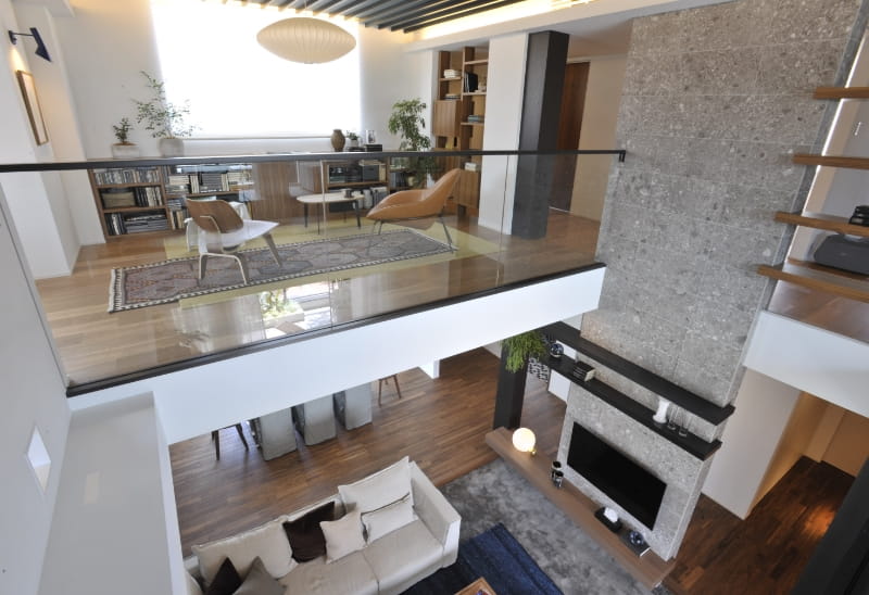 ラグジュアリーでいて開放感あふれる高天井