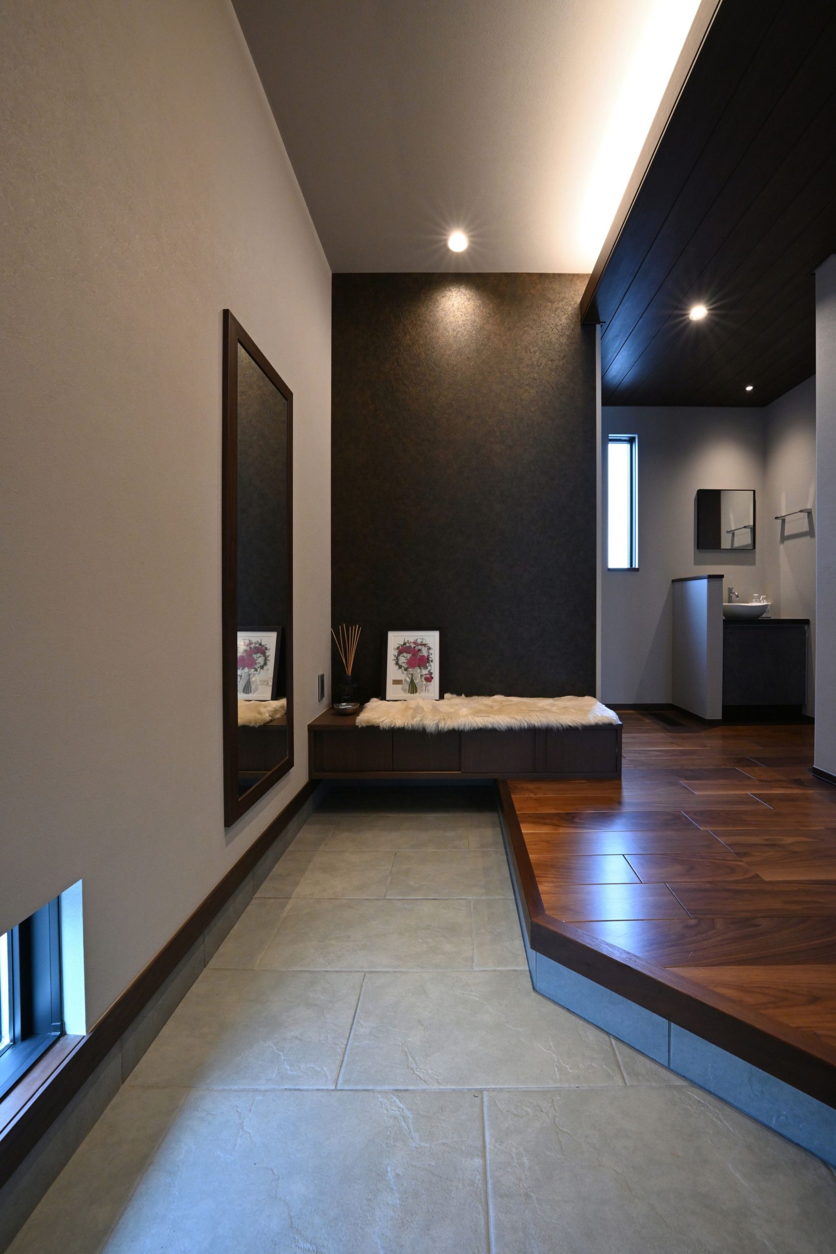 生活音を抑える動線で、お互い快適に。